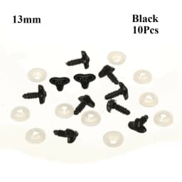 10pcs New Plastic Toys Bear Buttons Dolls Accessories Triangle Nose Safety Parts Doll Noses