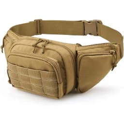 New Tactical Multi-function Waist Pack Nylon Shoulder Hiking Mobile Phone Bag Men's Sports High-capacity Camo Waist Pack