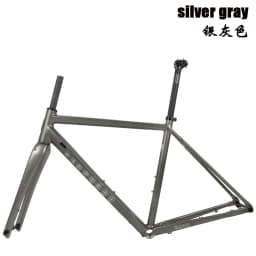 SEABOARD Road Bicycle Frame Gravel Off-Road Disc Brake Aluminum Frame 700C Cylinder Shaft With Carbon Fork Thru Axle 12x142mm