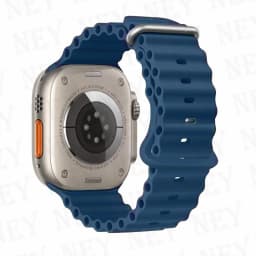 Ocean Band for Apple Watch Ultra 2 49mm 44mm 45mm 42mm 38/40/41mm silicone bracelet correa iwatch series 9 8 7 se 6 5 4 3 strap