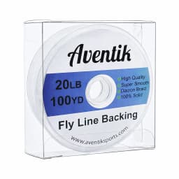 Aventik Fly Backing Line 100YD 91M Dacron Braided 20LB 30LB Strong Fly Fishing Line for Trout Salmon