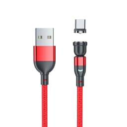 540 Rotate Magnetic Cable Fast Charging Mobile Phone USB C Cable For iPhone 12 Pro MAX Samsung Xiaomi Huawei P50 Magnetic Cable