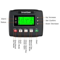 HGM4020N Smartgen generator smart controller auto starts mains engine digital control panel hgm4010n