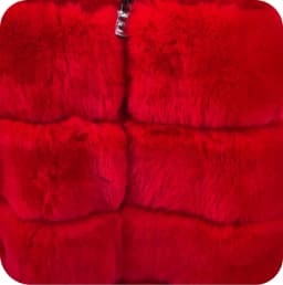 Real Rex Rabbit Fur Jacket for Women Zipper Stripe with Batwing Sleeve Furry Vest Thick Tops Dropshipping Winter Coat 1907018