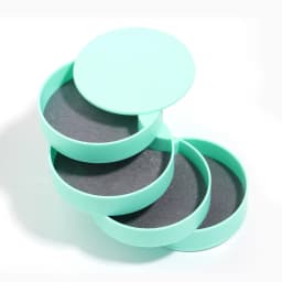 1 Pc Color Rotating Multi-layer Jewelry Storage Box Desktop Dustproof Makeups Neckalce Earring Bracelet Organier Box