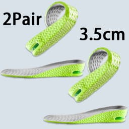 1Pair/2Pair Height Increase Sports Insole Air-Cushioned Shock-Absorbing Insoles Men Women Breathable Comfort Insoles