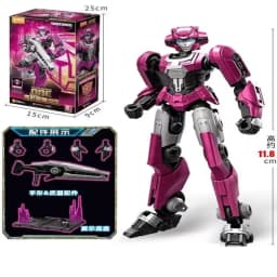 BLOKEES Transformers Shockwave Soundwave Ironhide Optimus Prime Action Anime Figure Assembly Building blocks Model Toys Gifts