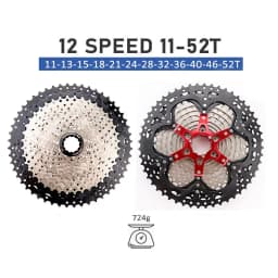 Shimano Deore M6100 1x12 Groupset M6100 Derailleurs MTB Mountain Bike 12S Shift Lever Chain Sunshine HG Cassette 52T 50T 46T 12V