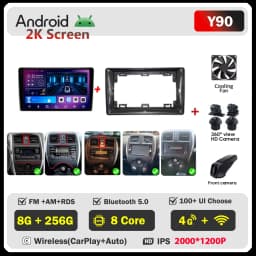Android 16 Car Radio Player 9Inch For NISSAN Micra K13 March K13 2013-2017 Carplay Autoradio Auto Screen No 2din DVD 4G WIFI