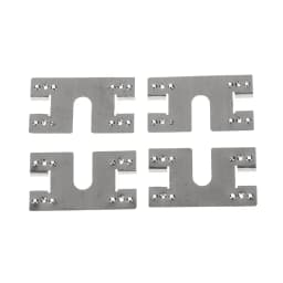 20Pcs Solar Panel Grounding Clip Washer Spacer 28x50mm Photovoltaic Conductive Sheet Puncture Gasket