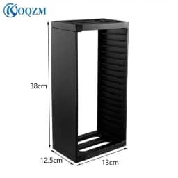PS4 Multifunctional Disic Storage Tower Games Discs Holder Vertical Stand 18 Game Disks for PlayStation4 Pro Slim/Xbox One