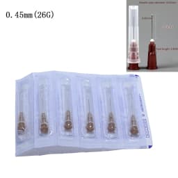 100pcs/Bag Needle Tip Clear Cap Transparent Syringe Glue Application Tool