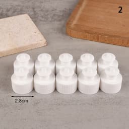 10PCS 2.4/2.8cm Plastic Bottle Caps Portable Push Pull Twisted Cover Soda Replacement Tops Liquid Dispenser For Detailing Tools