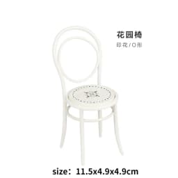 DollHouse Mini Kitchen Mini Locker Mini Trash Can Miniature Oven Chairs Children's Home Cooking Pot and Pan Food Doll Furniture