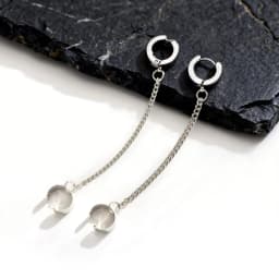 1pc Clip Earrings with Chain Stainless Steel for Women Men Punk Tassel Hoop Ear Cuffs Painless Non Piercing Fake Earring Jewelry