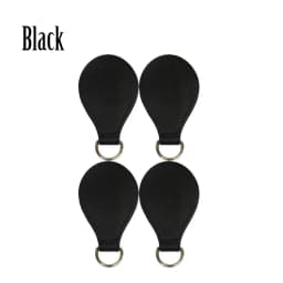 TANQU New 2 Pair 4 Pc Shiny Drop End for Obag Handle PU Drop Attachment for O Bag Obasket DIY Women Bag