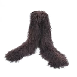 Luxurious 130cm Mongolian Lamb Fur Scarf Elegant Winter Accessory with Soft Touch