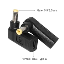 USB 3.1 Type C USB-C to DC Power Adapter PD Emulator Trigger Plug Connector Converter for Asus Hp Dell Acer Notebook Pc