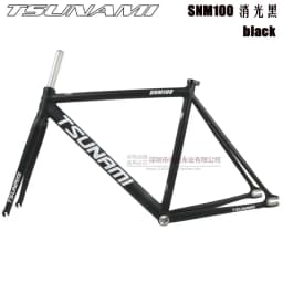 TSUNAMI SNM100 Bicycle Frame Fixed Gear Carrier Kit 49cm 52cm 55cm 58cm Aluminum Racetrack Frame Multi-Color Options