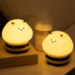 LED Night Lights Bee Creative Bedside Room Decoration Atmosphere LED Light Desk Lamp Nightlight for Kids Christmas Birthday Gift