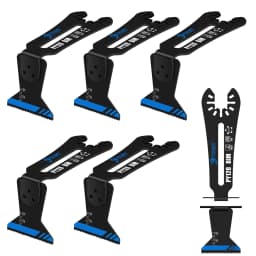 PAYA Bi-Metal 1-1/4" 90° Reach Oscillating Saw Blades [Patented Design] Oscillating Multi Tool Blades for Narrow or Corner Cut