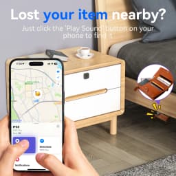 New Wireless Charging Tracking Location Wallet Tracker Card Waterproof GPS Locator Work with Apple Find My App Bluetooth Tracker