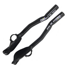 TT Aero Bars Carbon Bicycle Handlebar Arm Rest Bar TT Handlebar Triathlon Extender Clip On Aerobar 31.8mm for Road Bike Cycling