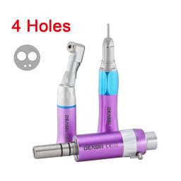 Colorful External Water Spray Low Speed Handpiece Kits E-type Air Turbine