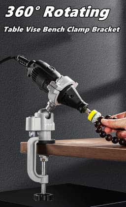 360° Rotating Table Bench Clamp Vise Electric Drill Rack Support Stand Holder Multifunctional Bracket For Grinder,Rotary Tool