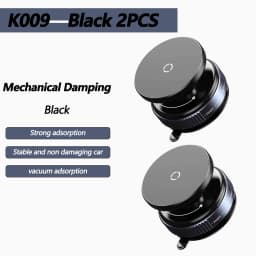 K007/K009 Strong Magnetic Car Phone Holder Foldable Design 360° Adjustable Vacuum Mount for Car/Desk/Bathroom/Universal Use