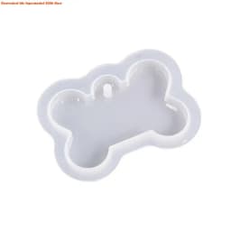 Fan-shaped Round Heart Oval Bone Tag Silicone Epoxy Mold Resin Casting Necklace Pendant Mold Suitable for Home Decor