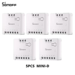 SONOFF MINI-D Dry Contact WiFi Smart Switch ESP32 Chip Matter Compatible AC/DC Input 1-10PCS Set Smart Scene via EWeLink Alexa