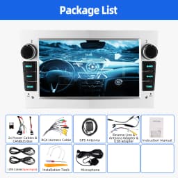 ESSGOO Wireless Carplay Android 15 Car Radio for Opel Astra H G J Antara Vectra C B Vivaro Corsa C D Zafira B Multimedia Player