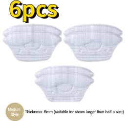 4/6pc High Heel Pads Shoes Women Inserts Heels Stickers Heel Protector Pad Shoe Adjust Size Heel Liners Cushion Insert Accesorie
