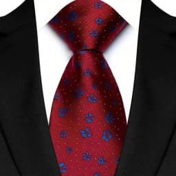 Luxury 8CM Mens Necktie Red Color Solid Stripes Paisley Ties For Man Groom Jacquard Woven Neck Tie For Business Wedding Party
