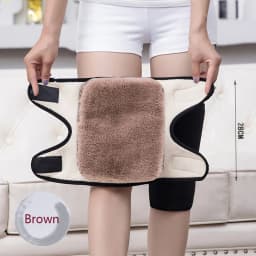 1/2/3PCS Thickened Warm Knee Sleeves Winter Adjustable Cold Proof Daily Use Knee Pads Two Layer Thermal Jogging Knee Protector