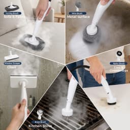 ROUNY Multi-Purpose Portable High Pressure Steam Cleaner, 3.5Bar Powerful Steam Output, 15s Fast Heat-Up, 1000ml Large Tank