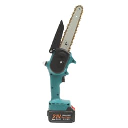 Mini Handheld Electric Chainsaw 8 Inch Portable Cordless Brushless for Branch Tree Cutting Pruning