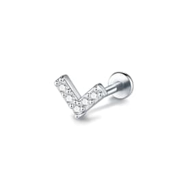 1PC 16G Steel Crystal Flower Mini Stud Earring Piercings Feather Lighting Star Helix Cartilage Tragus Lobe Ear Piercings Jewelry