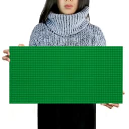 32*64 Holes Classic Building Blocks Base Board, DIY Assembled Building Blocks Wall Compatible With Brand Gift Toys for Children