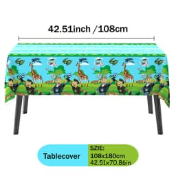 Wild Kratts Jungle Theme Birthday Party Ceremony Scene Layout Decorative Banner Spiral Honeycomb Pennant Disposable Items
