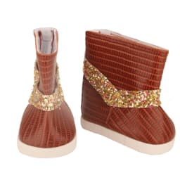 7Cm Doll Boots Pink Leather Cloth Denim Shoes Sneakers Fit 18 Inch American Doll&43cm Baby New Born Doll Girl`s Accessories Toy
