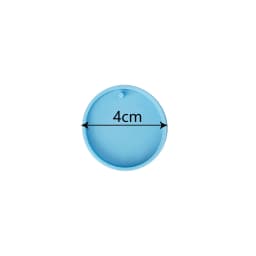 5 Size Round Tag Pendant Silicone Mold DIY Keychain Crystal Epoxy Resin Mold Hand Gift For Christmas Home Decoration Accessory