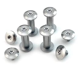 10Sets Stainless Steel Screw for Diy Knife Handle Making Material T8 Plum Nails Straight Knife Folding Knife Handle Screw