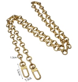 High Quality Purse Chain Strap Zinc Alloy Shoulder Handbag Strap Replacement Handle Chain Metal Chunky Bag Chain Strap