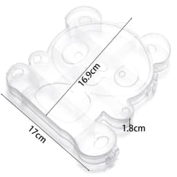 Various Shapes Transparent Plastic Storage Box Organizer Jewelry Container for Beads Art DIY Crafts Sewing Jewelry Supplies