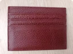 Custom Letter Genuine Leather Card Holder Personalized Initial Slim Wallet Monogram Name Purse Card Case DIY Wedding Gift