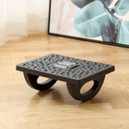 1pcs Step Foot Stool Under Desk Massage Pedal Relieves Tired Feet Anti Cross Legs for Office Home Desk Ergonomic Foot Rest