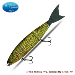 Top tackle industries Swimbait Lure Jointed bait Floating Sinking Giant Bait Floating fure Bait Bass fsihingLure GiantBait