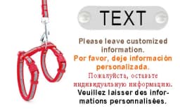 Personalized Reflective Nylon Cat Harness Leash Adjustable Puppy Kitten Collar Harness For Small Medium Pet Halter Dog Harness